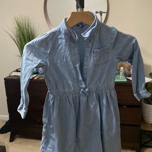 Kids Gap half button up dress